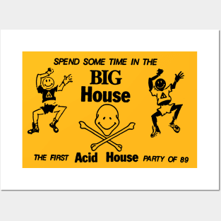 Acid House 1989 Flyer Tribute Art Posters and Art